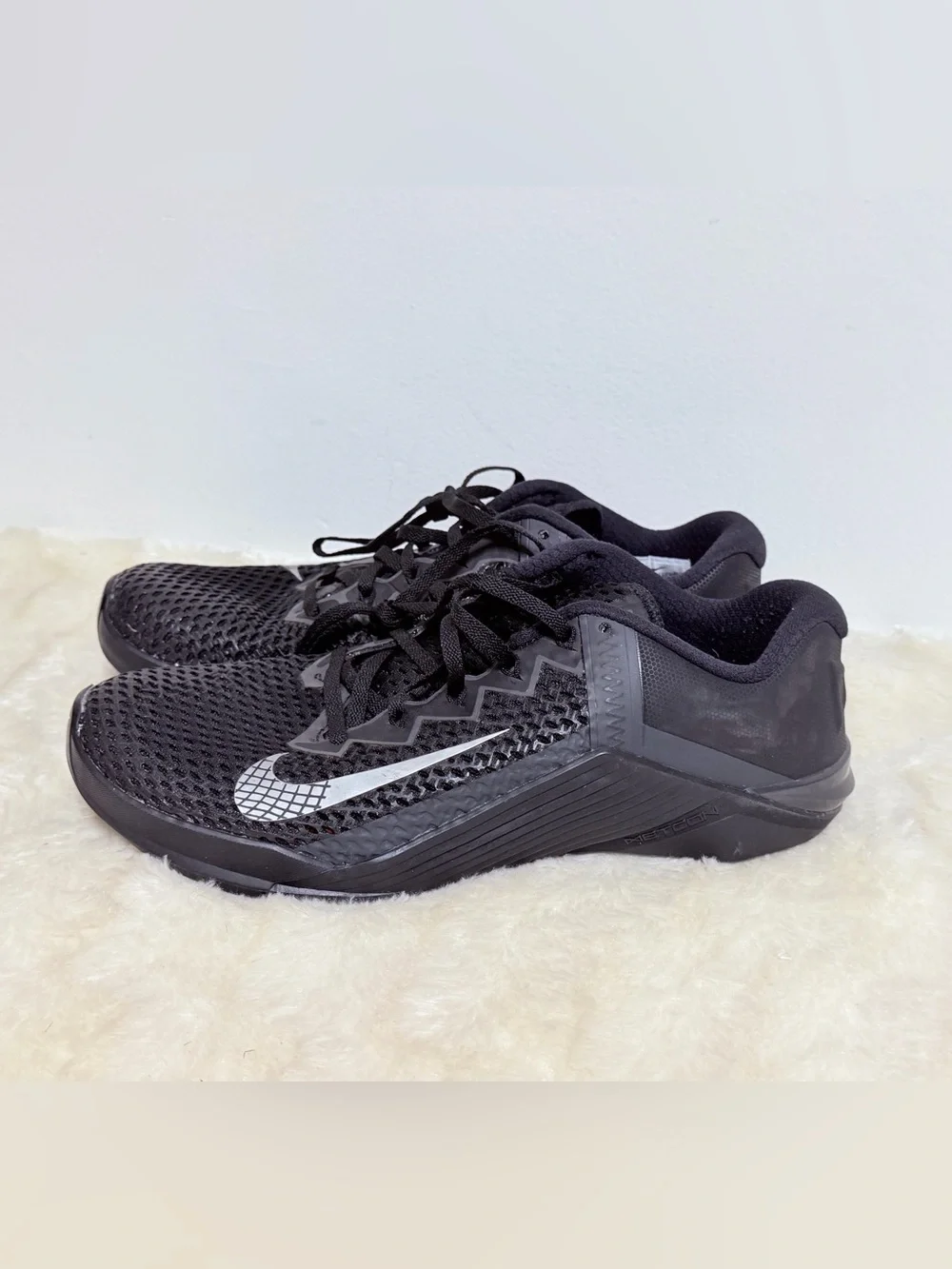 Nike Metcon 6 Triple Black Anthracite Training Shoes CK9388-011 Men's Size 9